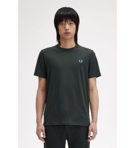 Til mænd. M1600 t-shirt med rund hals (S), Casual, Bomuld, Korte ærmer - Fred Perry - Modalova