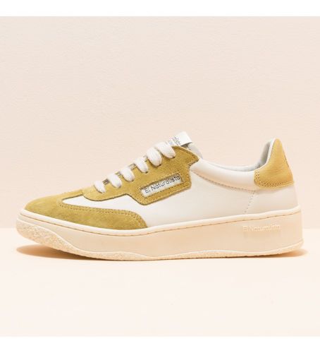 Unisex. 2584111ZZ005_020 Sneakers i læder N5841 Multi Material , (46), Stof, Fast, 1-3 cm, Blonder, Casual - El Naturalista - Modalova