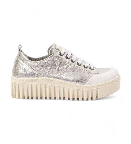 Til kvinder. 115351216003_039 Brighton sølvfarvede -sneakers (37), Sølvfarvet, 3-5 cm, Blonder, Casual, Grå - Art - Modalova