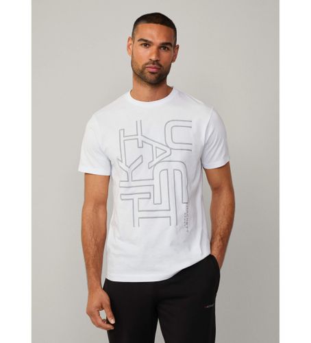 Til mænd. HM500878 Laser Graphic T-shirt (S), Casual, Bomuld, Korte ærmer - Hackett London - Modalova