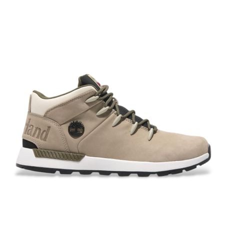 Til mænd. TB0A6DQDEO21 Sprint Trekker Mid Sneakers i læder (40), Fast, Blonder, Casual, Sport, Udendørs, Gråt, Bæredygtig - Timberland - Modalova