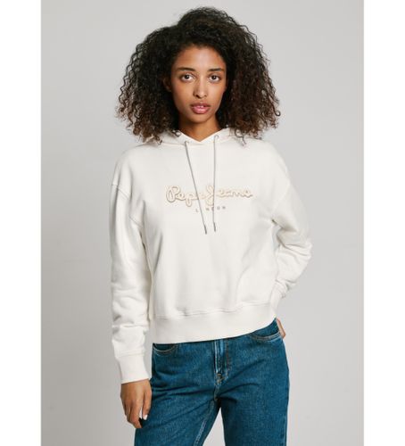 Til kvinder. PL581483 Maddy sweatshirt med hætte, (XS), Casual, Bomuld - Pepe Jeans - Modalova