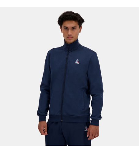 Til mænd. 2510025 Navy sweatshirt med lynlås (L), , Casual, Bomuld, Multisport - Le Coq Sportif - Modalova