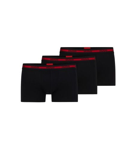 Til mænd. 50492375 3-pak Triplet Planet sorte boxershorts (M), Afslappet, Bomuld - HUGO - Modalova