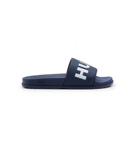 Til mænd. 50498352 Flip-flops Logo Strip navy (41), Fast, Ingen, Casual, Badetøj, Blå - HUGO - Modalova