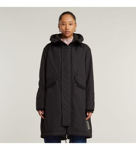 Til kvinder. D20128-D419-6484 Parka med hætte og fiskehale (L), Casual, Polyester, Bæredygtig - G-Star - Modalova