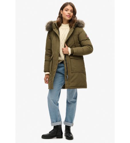 Til kvinder. W5011786A Everest parka i syntetisk pels, (S), Casual, Genanvendt polister, Bæredygtig - Superdry - Modalova