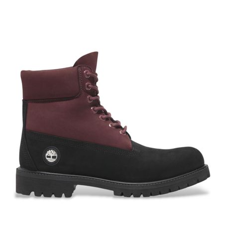 Til mænd. TB0A2P6WEJE1 6 tommer premium læderstøvler med mørkegrå snørebånd (45 W), Fast, Blonder, Casual, Rødbrun, Bæredygtig - Timberland - Modalova