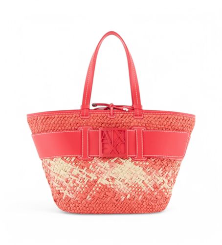 Til kvinder. XW000322AF12144U4236 taske af raffia (OSFA), Casual, Bast - Armani Exchange - Modalova