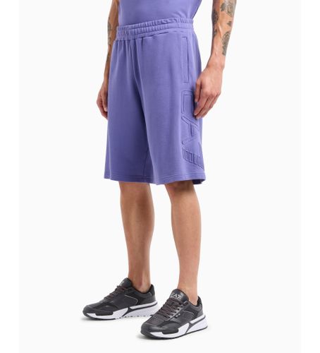 Til mænd. 7M000153_AF10432 Logo Series bermudashorts i økologisk bomuld, (M), Casual, Sport, Multisport - EA7 - Modalova