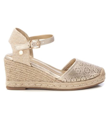 Til kvinder. 143843 valenciansk espadrille (37), Guldfarvet, 3-5 cm, Spænder, Casual - Xti - Modalova