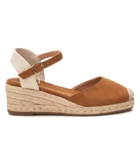 Til kvinder. 144104 Brune espadrillos med minikile (37), 3-5 cm, Spænder, Casual - Xti - Modalova