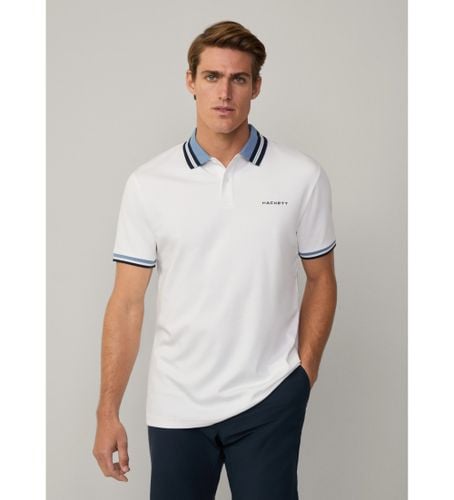 Til mænd. HM563403 Polo Hs Resort krave (XL), Casual, Bomuld, Korte ærmer - Hackett London - Modalova