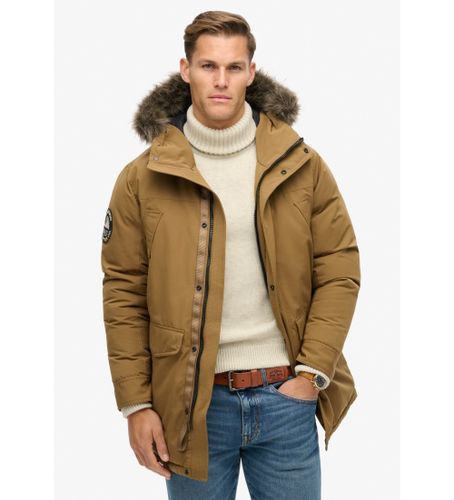 Til mænd. M5011929A Everest parka i syntetisk pels, (L), Casual, Polyester, Bæredygtig - Superdry - Modalova