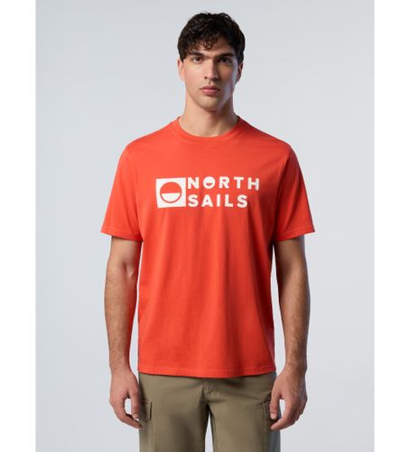 Til mænd. 693028 Grafisk kortærmet t-shirt (S), Casual, Bomuld, Korte ærmer - North Sails - Modalova