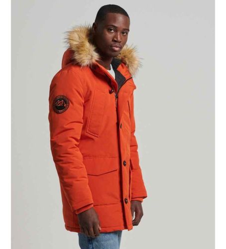 Til mænd. M5011573A Parka med hætte i syntetisk pels Everest (M), Casual, Polyester, Bæredygtig - Superdry - Modalova