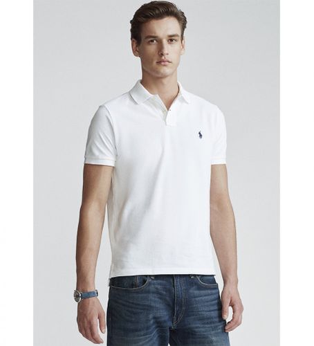 Til mænd. 710666998002 Custom Fit piqué polo shirt (S), Casual, Bomuld, Korte ærmer - Polo Ralph Lauren - Modalova