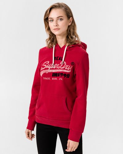 SuperDry Sweatshirt Red - SuperDry - Modalova