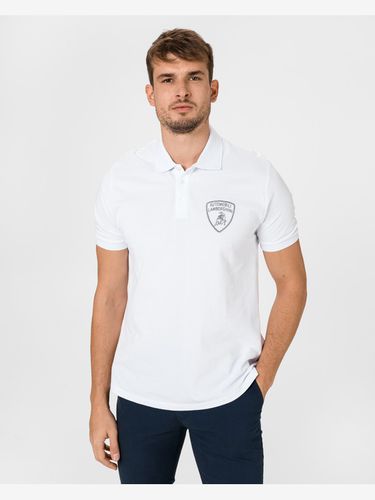 Lamborghini Polo Shirt White - Lamborghini - Modalova