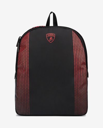 Lamborghini Backpack Black Red - Lamborghini - Modalova