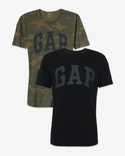 GAP T-shirt 2 pcs Black Green - GAP - Modalova