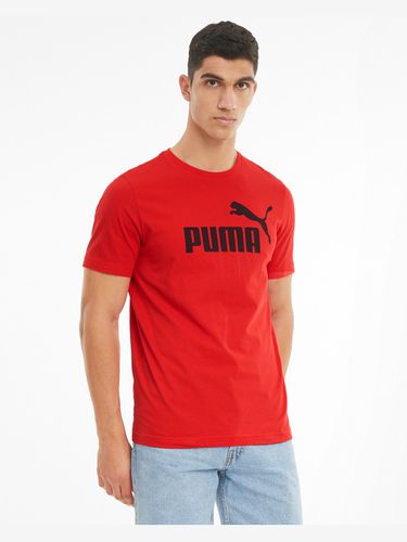 Puma Essentials Logo T-shirt Red - Puma - Modalova