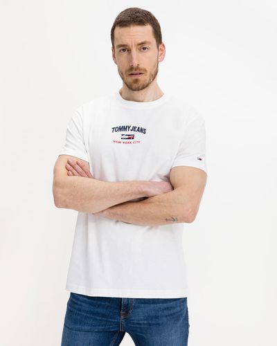 Tommy Jeans Timeless T-shirt White - Tommy Jeans - Modalova