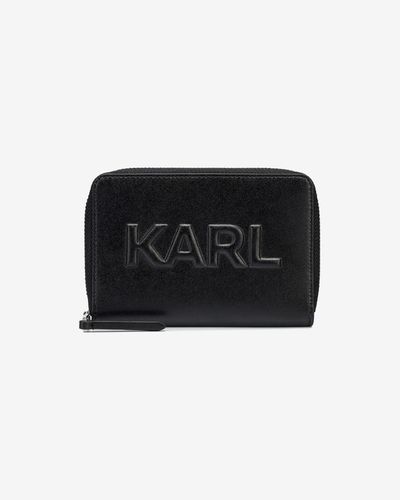 Karl Lagerfeld Wallet Black - Karl Lagerfeld - Modalova