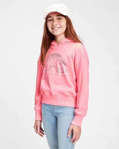 GAP Graphic Kids Sweatshirt Pink - GAP - Modalova