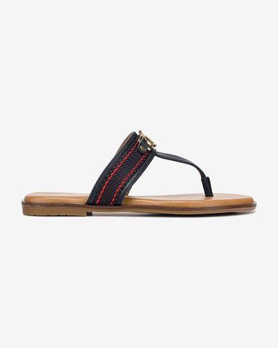 Tom Tailor Flip-flops Blue Brown - Tom Tailor - Modalova