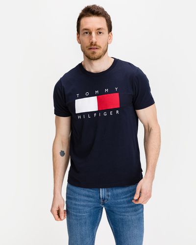Textured Flag T-shirt - Tommy Hilfiger - Modalova
