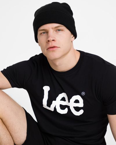 Lee Wobbly Logo T-shirt Black - Lee - Modalova