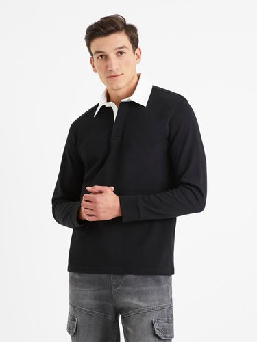Celio Vemix Polo Shirt Black - Celio - Modalova