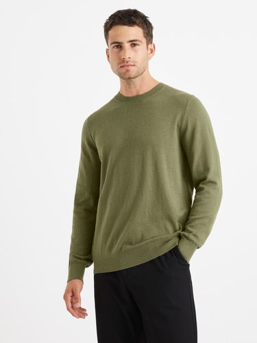 Celio Vecrewflex Sweater Green - Celio - Modalova