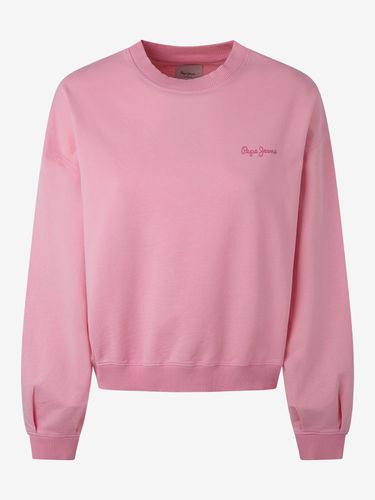 Pepe Jeans Terry Sweatshirt Pink - Pepe Jeans - Modalova