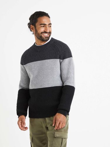 Celio Veribig Sweater Grey - Celio - Modalova