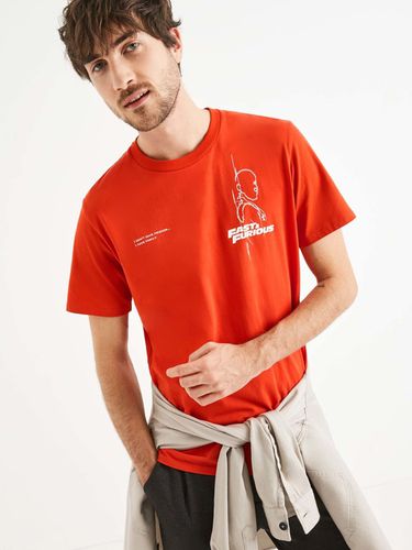 Celio Fast & Furious T-shirt Red - Celio - Modalova