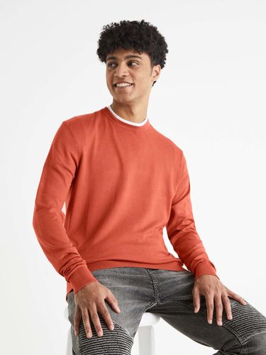 Celio Befirst Sweater Orange - Celio - Modalova