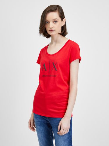 Armani Exchange T-shirt Red - Armani Exchange - Modalova