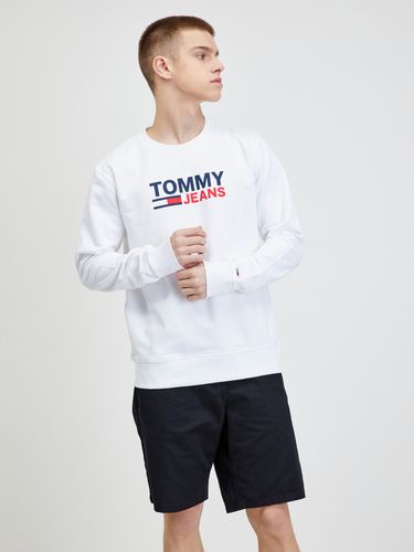 Tommy Jeans Sweatshirt White - Tommy Jeans - Modalova