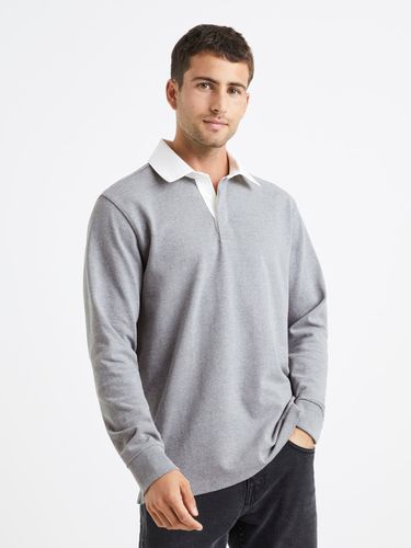 Celio Polo Shirt Grey - Celio - Modalova