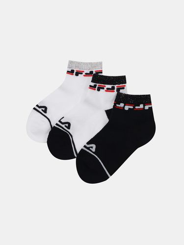 FILA Set of 3 pairs of socks Black - FILA - Modalova