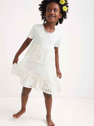 Desigual Raquel Kids Dress White - Desigual - Modalova