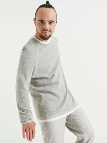 Celio Vecool Sweater Grey - Celio - Modalova