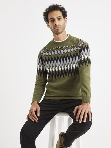 Celio Veryfair Sweater Green - Celio - Modalova