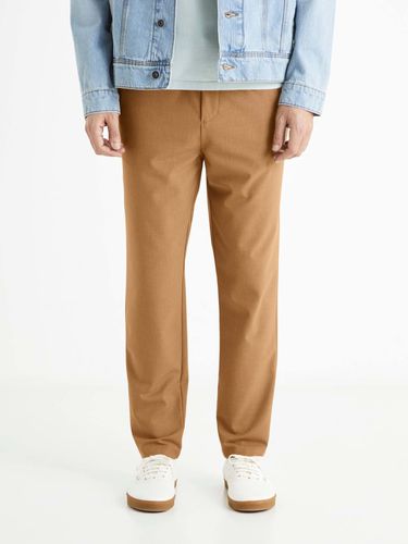 Celio 24H Bocal Trousers Brown - Celio - Modalova