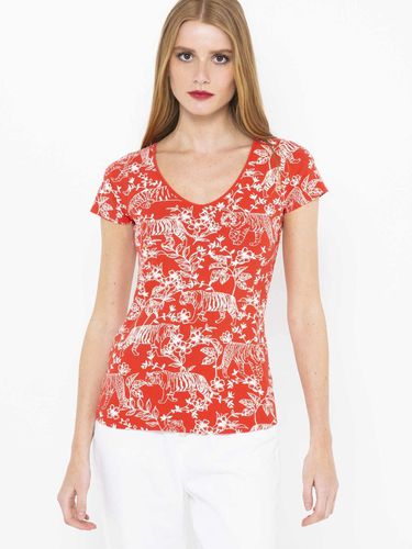 CAMAIEU T-shirt Red - CAMAIEU - Modalova