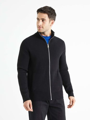 Celio Beauzip Sweater Black - Celio - Modalova