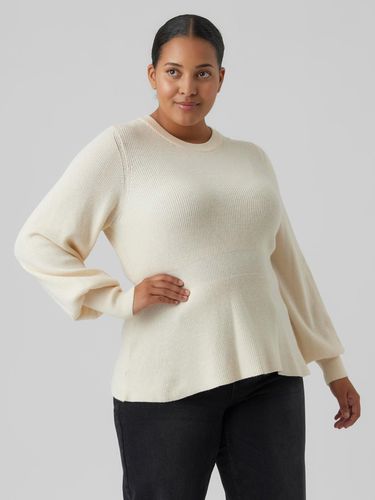 Vero Moda Curve Holly Sweater White - Vero Moda Curve - Modalova