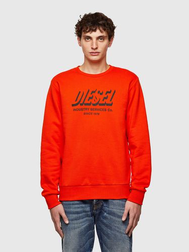 Diesel Girk Sweatshirt Orange - Diesel - Modalova